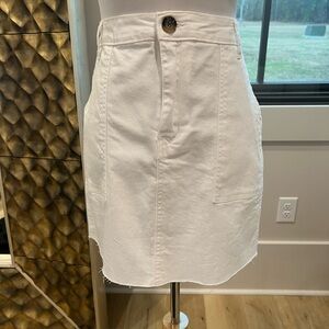 Hem & Thread White Mini Skirt